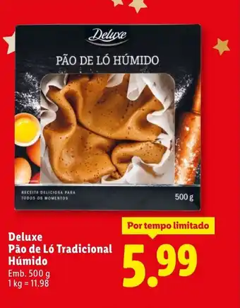 Lidl Deluxe Pão de Ló Tradicional Húmido promoção