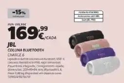 Radio Popular Jbl coluna bluetooth promoção