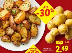 Lidl Batata Branca promoção