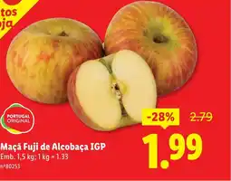 Lidl Maçã Fuji de Alcobaça IGP promoção