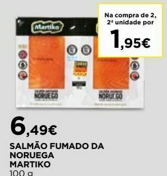 El Corte Inglés Salmão fumado martiko promoção