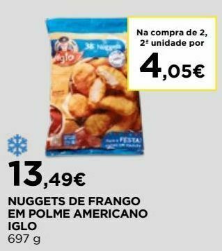 El Corte Inglés Nuggets iglo promoção