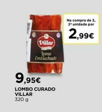 El Corte Inglés Lombo curado promoção
