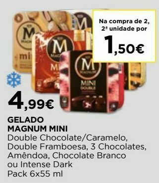 El Corte Inglés Gelados magnum promoção