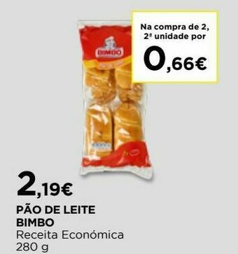 El Corte Inglés Pão de leite bimbo promoção