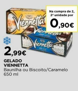 El Corte Inglés Gelados viennetta promoção