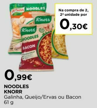 El Corte Inglés Noodles knorr promoção