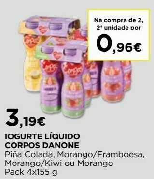 El Corte Inglés Iogurte danone promoção
