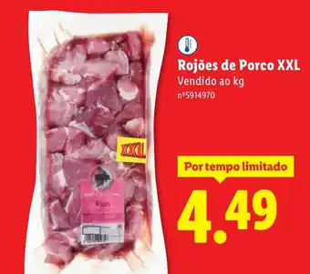 Lidl Rojões de Porco XXL promoção