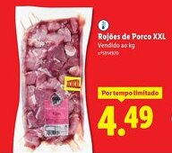 Lidl Rojões de Porco XXL promoção