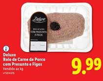 Lidl Deluxe Rolo de Carne de Porco com Presunto e Figos promoção