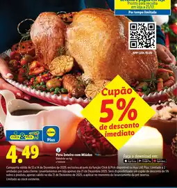 Lidl Peru Inteiro com Miúdos promoção