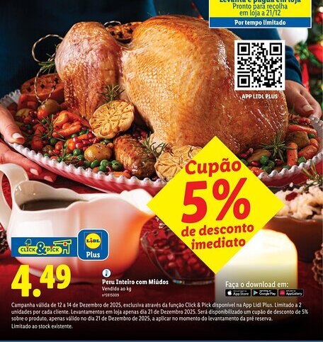 Lidl Peru Inteiro com Miúdos promoção