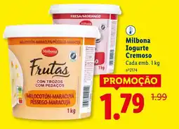 Lidl Milbona Iogurte Cremoso promoção