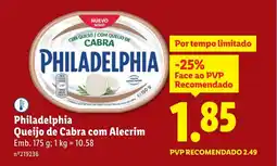 Lidl Philadelphia Queijo de Cabra com Alecrim promoção