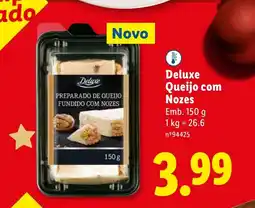 Lidl Deluxe Deluxe Queijo com Nozes promoção