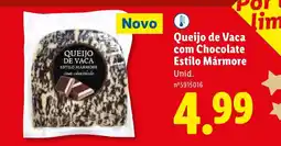 Lidl Queijo de Vaca com Chocolate Estilo Mármore promoção