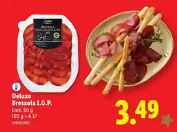 Lidl Deluxe Bresaola I.G.P. promoção