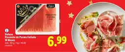 Lidl Presunto de Parma Fatiado Presunto de Parma Fatiado 18 Meses promoção