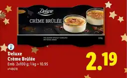 Lidl Deluxe Crème Brûlée promoção