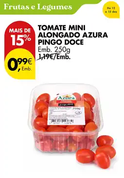 Pingo Doce Tomate mini alongado pingo doce promoção