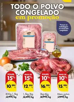 Pingo Doce Todo o polvo congelado em promoção promoção