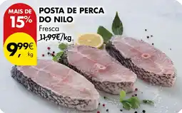 Pingo Doce Posta de perca do nilo promoção