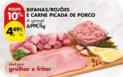 Pingo Doce Bifanas/rojões e carne picada de porco promoção