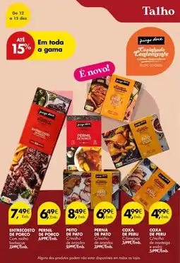 Pingo Doce Entrecosto de porco promoção
