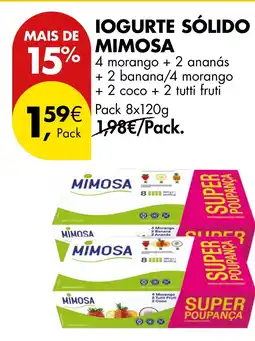 Pingo Doce Iogurte sólido mimosa promoção
