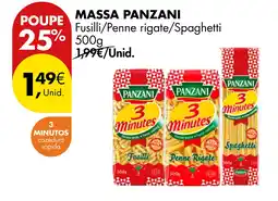 Pingo Doce Massa panzani promoção