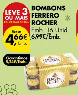 Pingo Doce Bombons ferrero rocher promoção