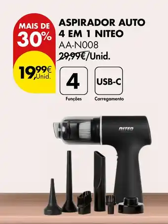 Aspirador auto 4 em 1 niteo