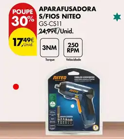 Pingo Doce Aparafusadora s/fios niteo promoção