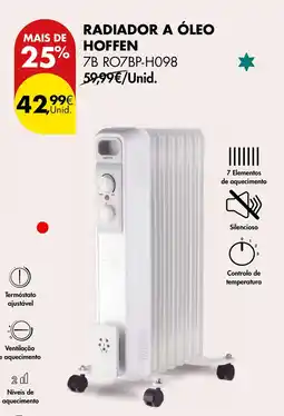 Pingo Doce Radiador a óleo hoffen promoção