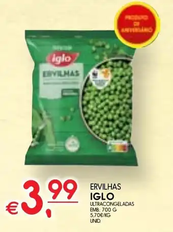 Ervilhas iglo ultracongeladas