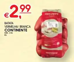 Meu Super Batata vermelha/ branca continente promoção