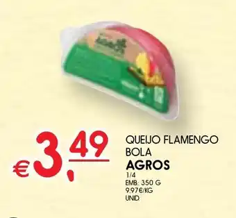 Queijo flamengo bola agros