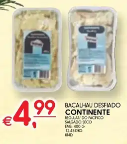 Meu Super Bacalhau desfiado continente promoção