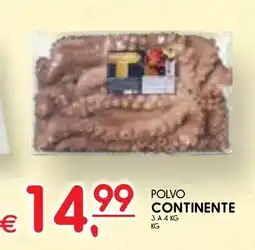 Meu Super Polvo continente promoção