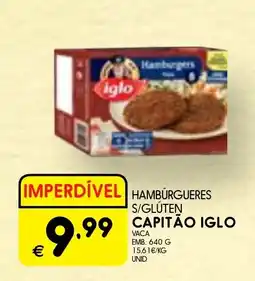 Meu Super Hamburgueres s/gluten capitão iglo promoção