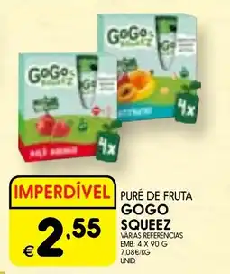Meu Super Pure de fruta gogo squeez promoção