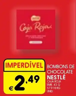 Meu Super Bombons de chocolate nestlé promoção