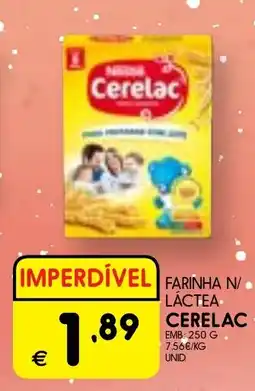 Meu Super Farinha n/ lactea cerelac promoção