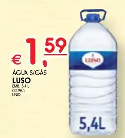 Meu Super Água s/gás luso promoção