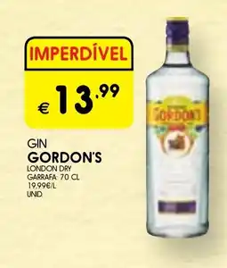 Meu Super Gin gordon's promoção
