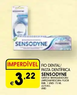 Meu Super Fio dental/ pasta dentifrica sensodyne promoção