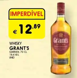 Meu Super Whisky grant's promoção