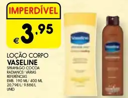Meu Super Loção corpo vaseline promoção