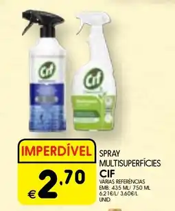 Meu Super Spray multisuperfícies cif promoção